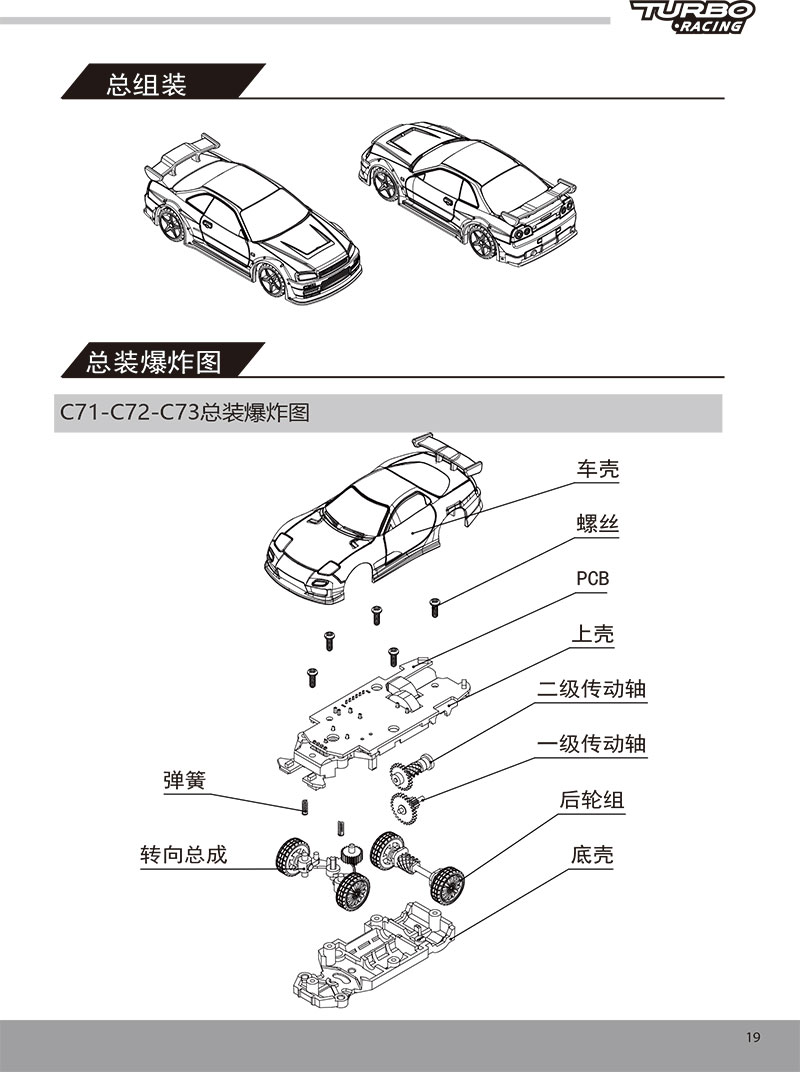 C71/C72/C73/C74-平跑车说明书