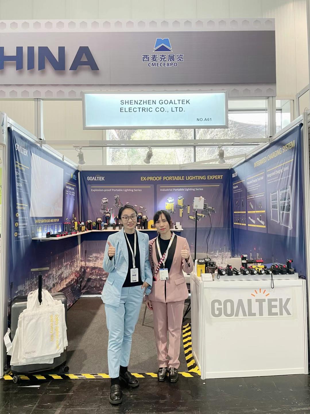 Goaltek Team Showcases Innovative Explosion-proof Portable Lighting Products at Hannover Messe 2023