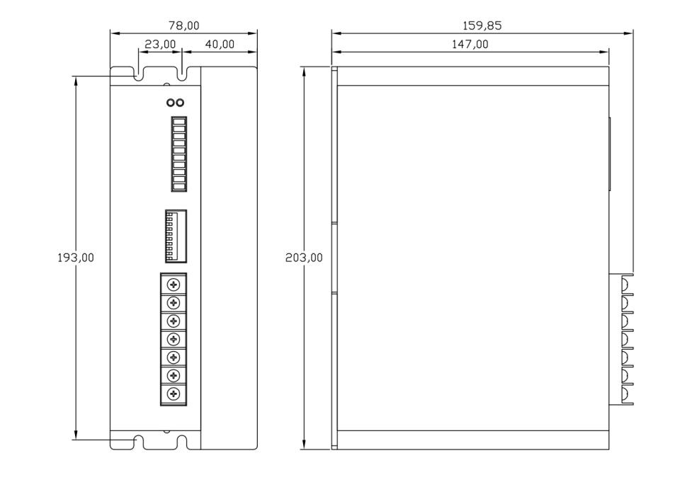 LC2280D两相110数字式步进驱动器