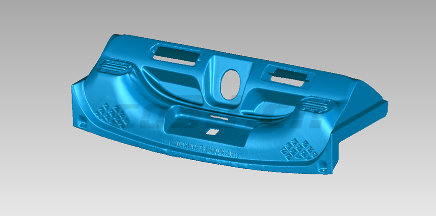 3D scanning of car dashboard