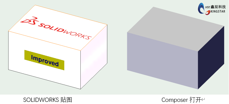 Composer打开SOLIDWORKS贴图总是丢失？