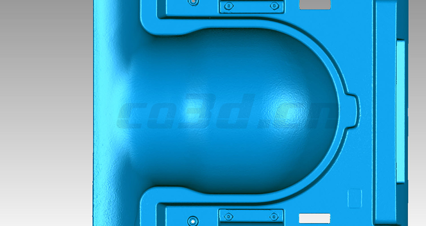 Nuclear magnetic resonance instrument shell scanning