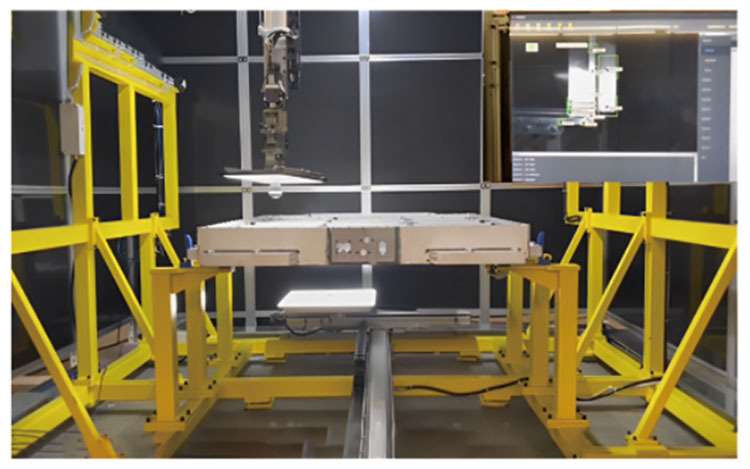 Battery tray detection equipment for new energy vehicles helps improve battery quality