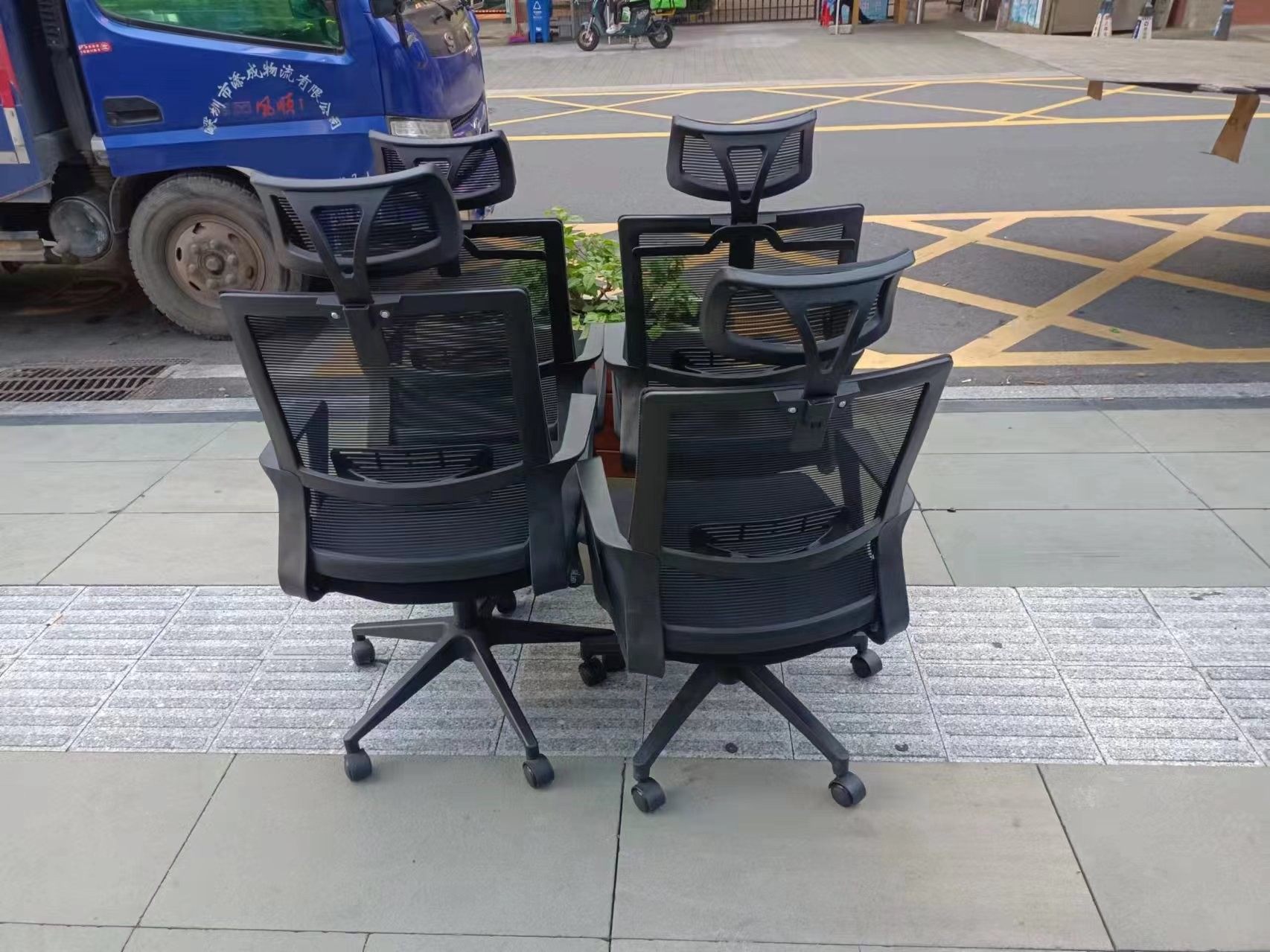 广州网布现代办公椅回收