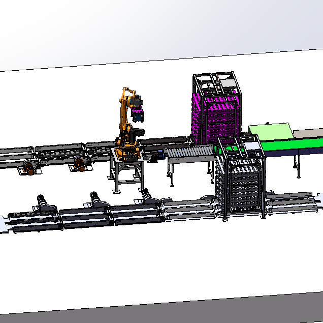 JWL-LZRobot型履带式装卸机器人系统（平衡重式视觉导航AGV）