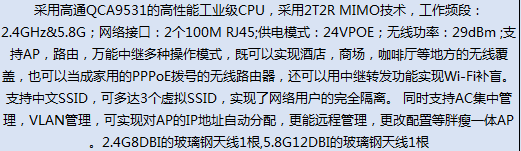 光科视讯 M730室外基站AP