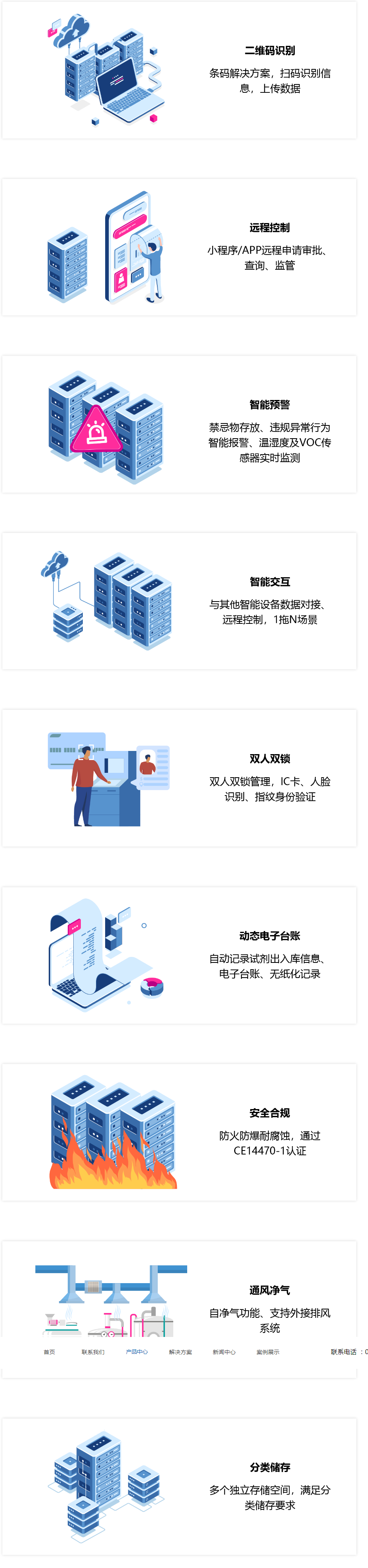 烨煊 智能试剂管理柜 KC-300S