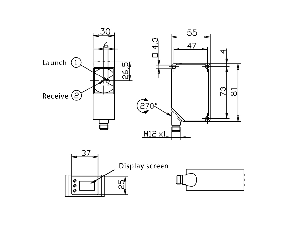 Measuring sensor