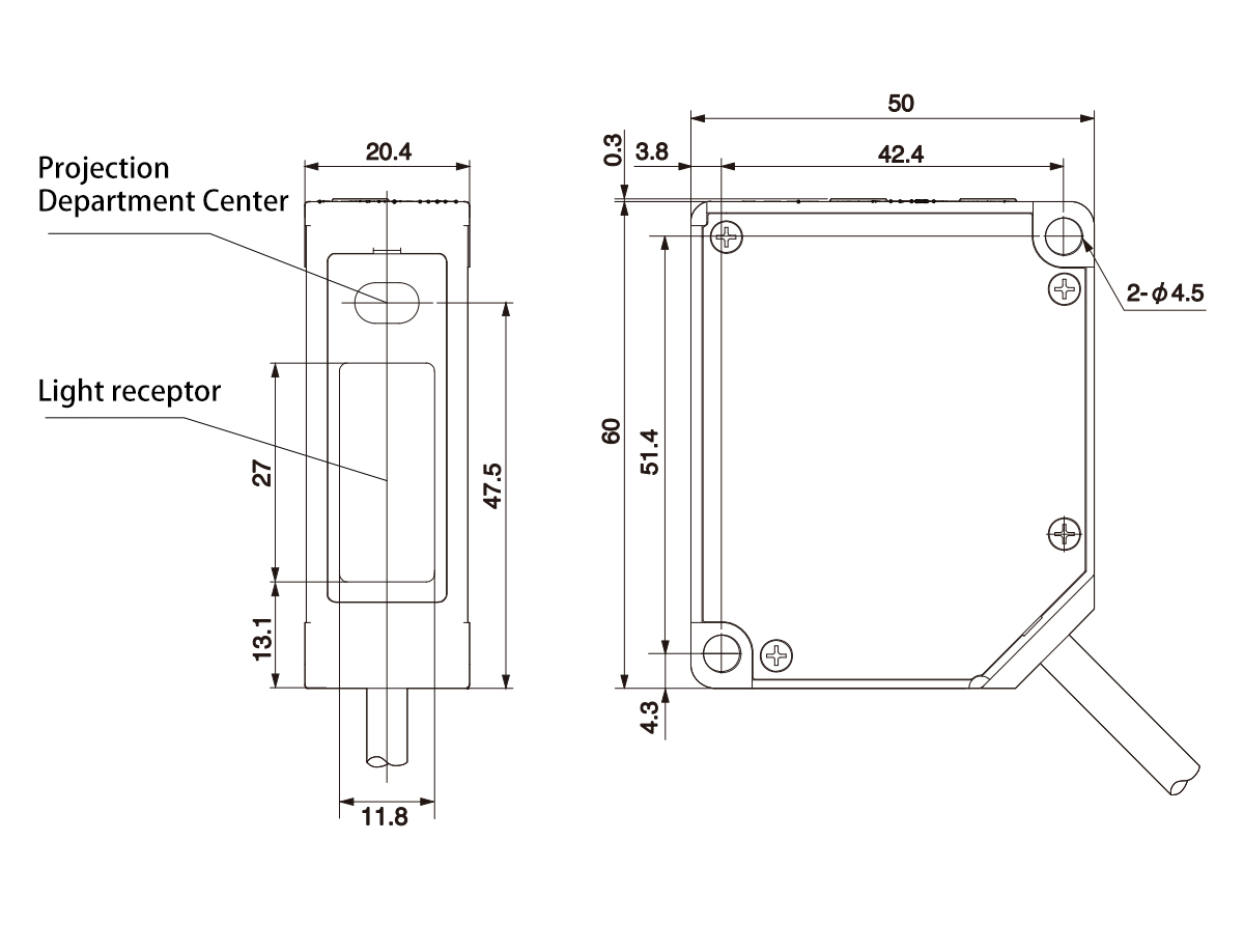 Laser displacement sensor