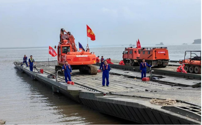 直擊演練！中船應急參加湖北省2023年防汛搶險救援綜合演練