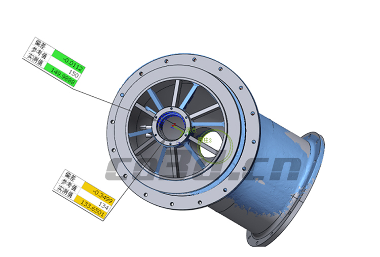 3D scanning of machined parts