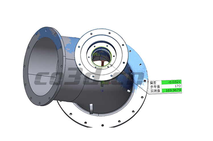 3D scanning of machined parts