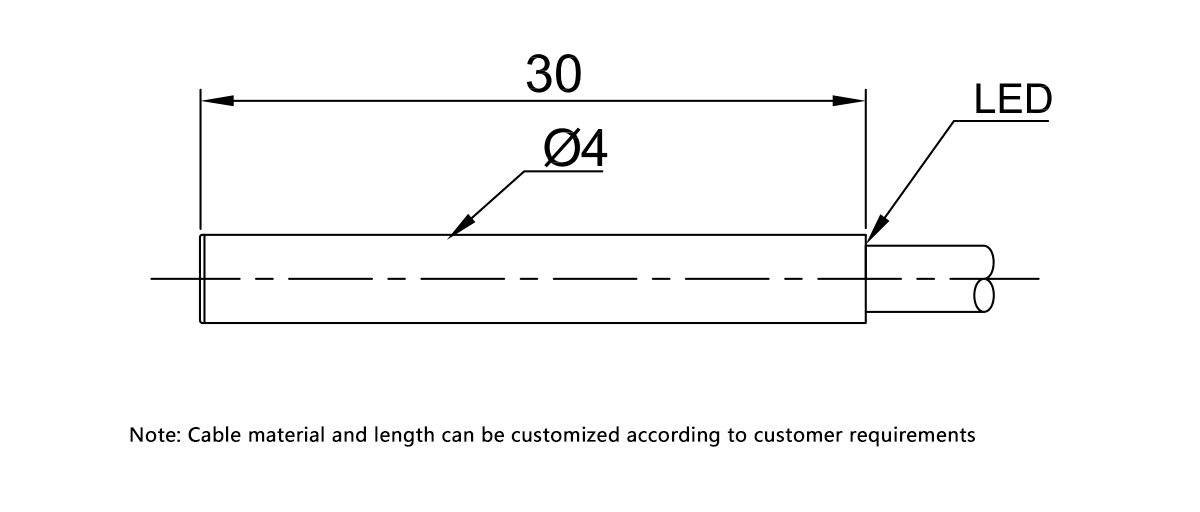 Cylindrical proximity switch