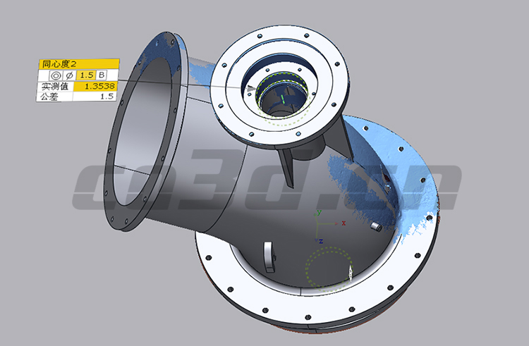 3D scanning of machined parts