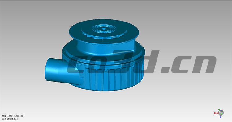 Impeller reverse design