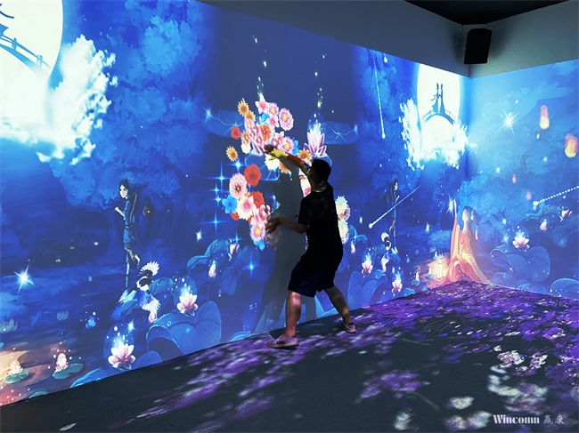 Wincmn's modular immersive cultural and tourism products is exhibited at 2023CAE Beijing