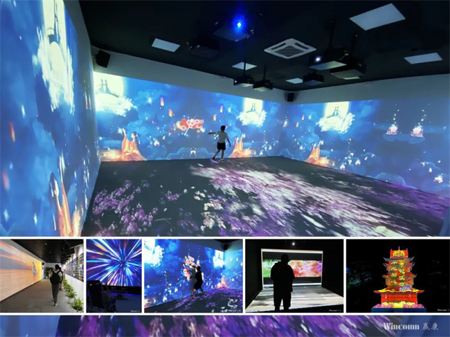 Wincmn's modular immersive cultural and tourism products is exhibited at 2023CAE Beijing