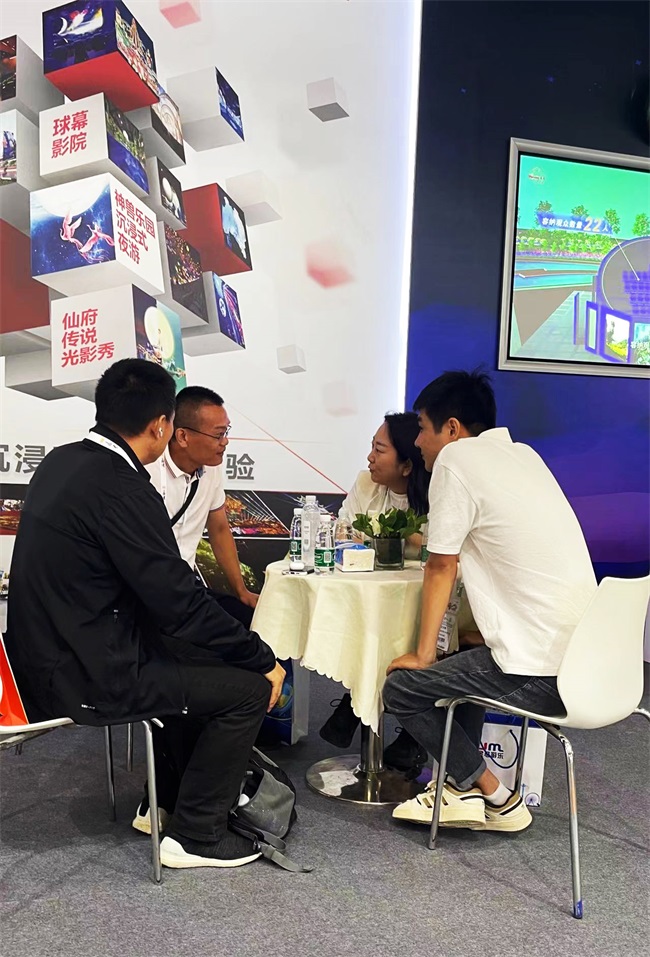 Wincmn's modular immersive cultural and tourism products is exhibited at 2023CAE Beijing