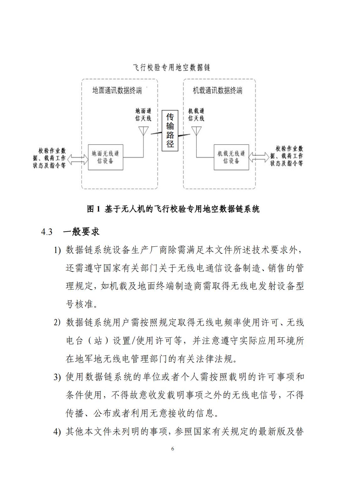 【民航规章】基于无人机的民用航空飞行校验专用地空数据链系统通用技术应用指导意见(试行)