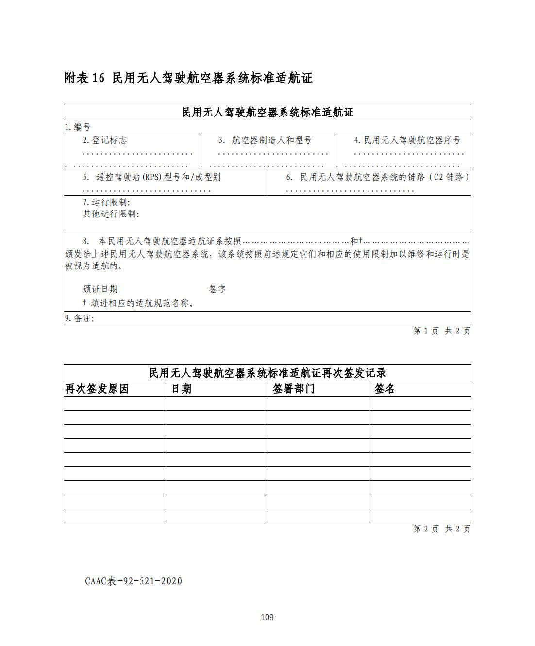 【民航规章】民用无人驾驶航空器系统适航审定管理程序 （征求意见稿）