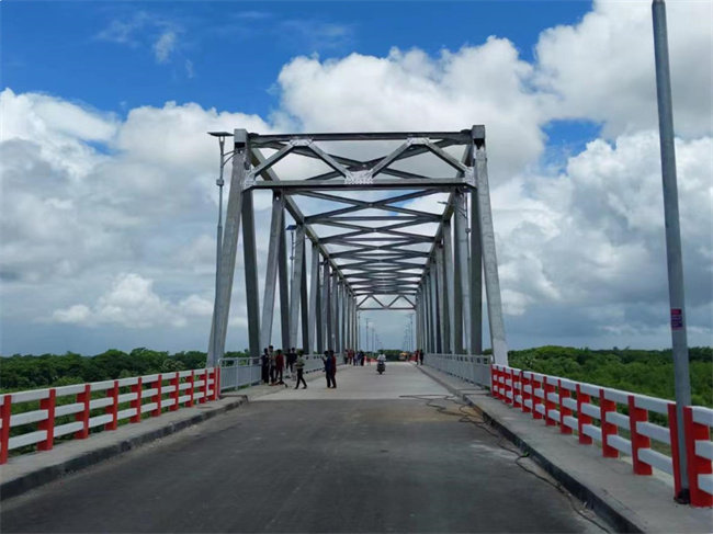 连接中外友谊之桥！孟加拉国107米钢桁桥建成通车