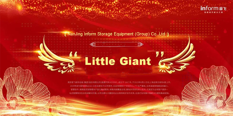 Inform Storage has been Listed as a National Level Specialized and Innovative “Little Giant” 