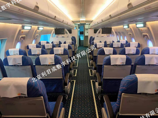 昌吉学院B737-800 和A320综合航空模拟舱实施完成