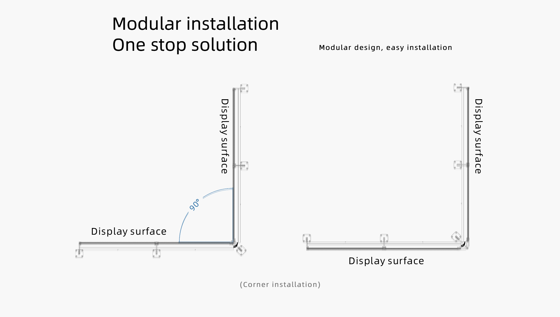 Video glass guardrail