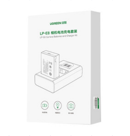 绿联40131LP-E8 佳能相机 电池 1083mAh 7.4V