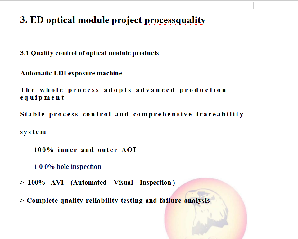 Eagle Driver Optical module products