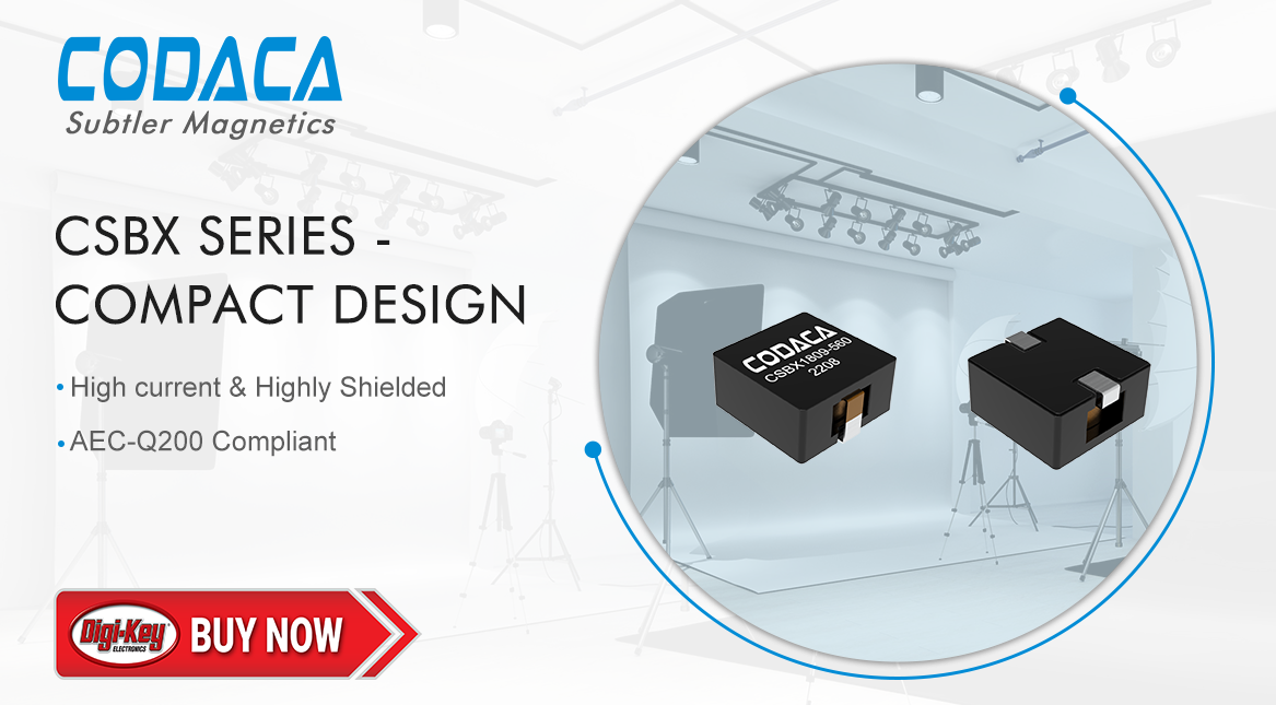 CODACA CSBX family Ultra Low-loss Power Inductors for DC-DC Power Supply