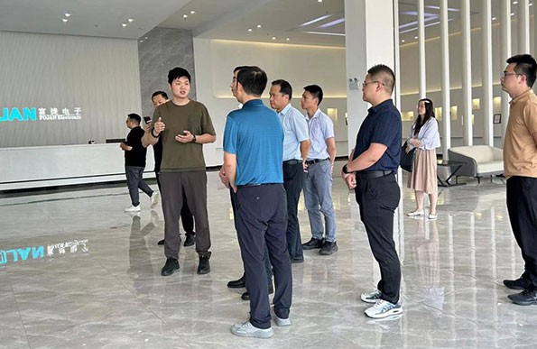 副市长夏迎锋莅临富捷电子走访调研，开展郑蒲港新区联动创新建设工作