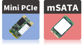 注意!!! Mini PCIe和mSATA是不同的!!!