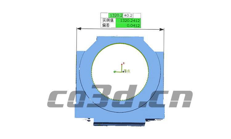 3D measurement of rolling machine