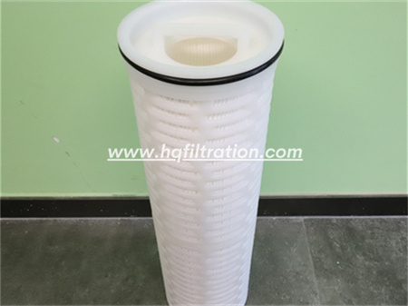CRHFPP040500NC 5um CRHFPP0402000NC 20um Hqfiltration High flow water treatment folding filter element
