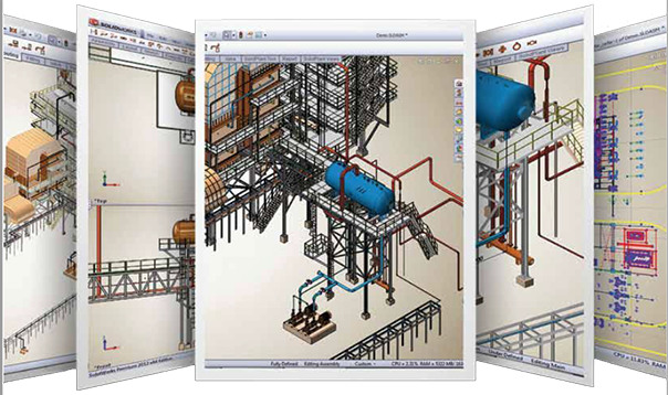 SOLIDWORKS+SolidPlant工厂布局设计解决方案