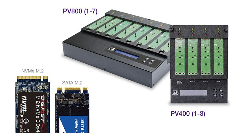PV系列M.2 NVMe/SATA双讯号专用拷贝机