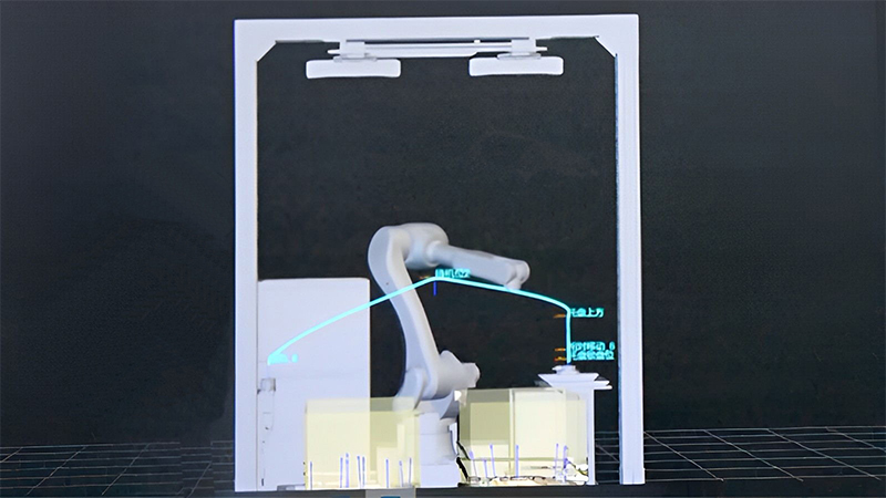 Visual guidance auto parts disorderly grab loading, help auto parts industry intelligent transformat