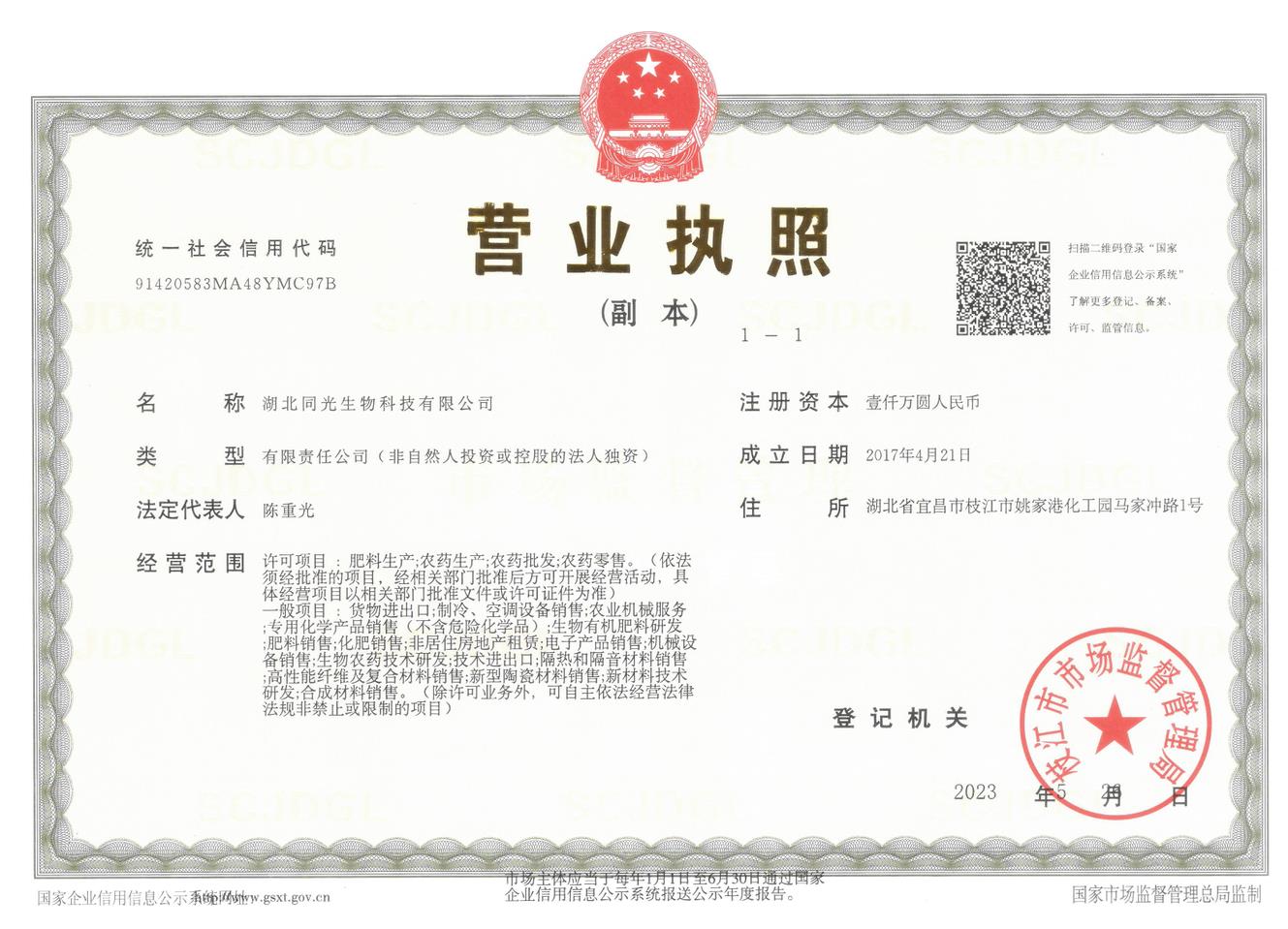 Business license