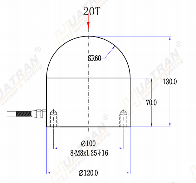 LBS120 球頭柱式單壓力傳感器