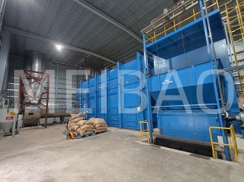 生物质热风炉投入运行