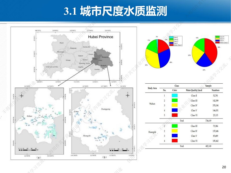 專家報告丨魏立飛：星-機-地-船聯動機制下的武漢市水質監測一張圖研究