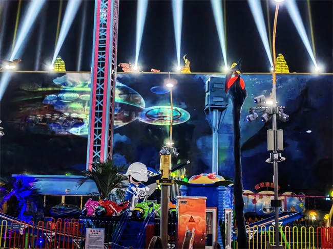 Qingdao Mingyue · Shanhaijian Never Nights City Amusement Park Projection Show Choose to Use Wincomn
