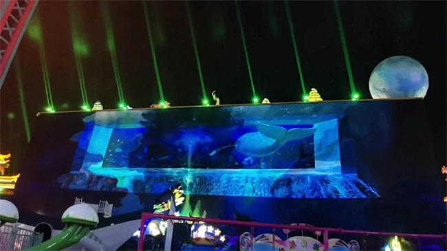 Qingdao Mingyue · Shanhaijian Never Nights City Amusement Park Projection Show Choose to Use Wincomn