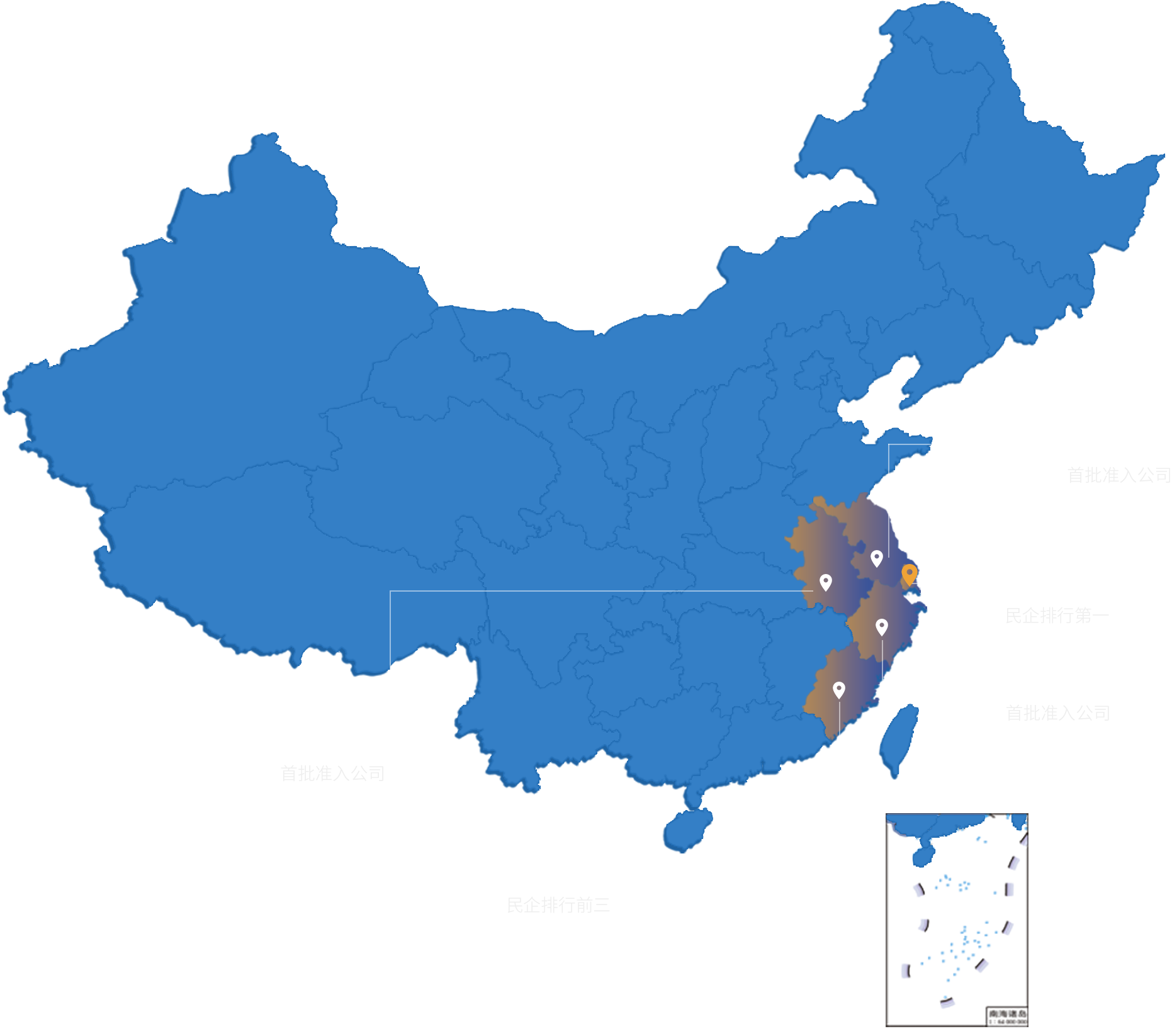 区域分布