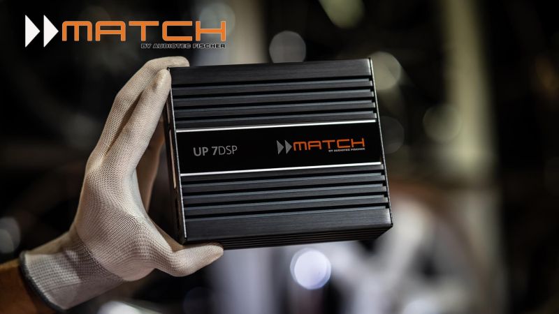 无损安装，打造优质声音舞台：MATCH UP 7DSP让声音充满力量！