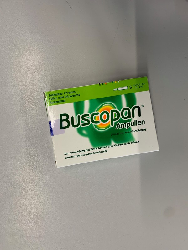 丁溴东莨菪碱注射液/Scopolamine Butylbromide Injection/ Buscapina/Buscopan （参比制剂）