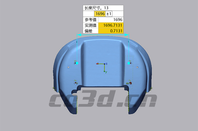 3D inspection of forklifts