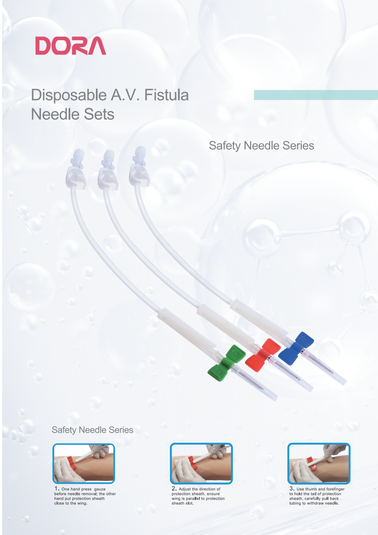 Disposable A.V. Fistula Needle Sets(Safety needle series)