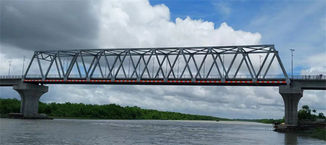Bangladesh’s 107-m Steel Truss Bridge Opens to Traffic